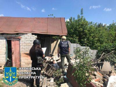 Россияне очередными обстрелами разрушили частные дома в Харьковской области
