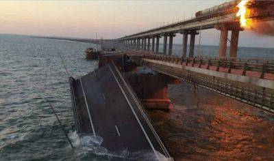 Удары по Крымскому мосту - уникальные фото и детали подготовки взрывов СБУ