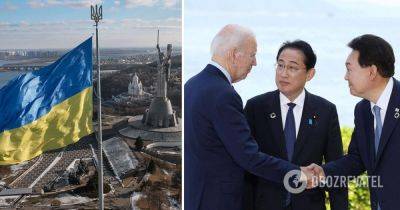 Саммит США, Японии и Южной Кореи – США, Япония и Южная Корея заявили о поддержке Украины – санкции против России