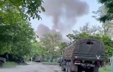 Момент удара по авиабазе РФ в Гвардейском показали на видео