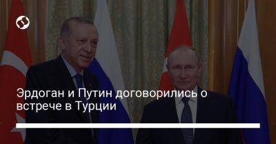 Эрдоган и Путин договорились о встрече в Турции