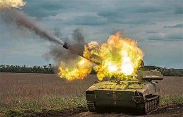 Украинские военные уничтожили российский самоходный миномет «Тюльпан»