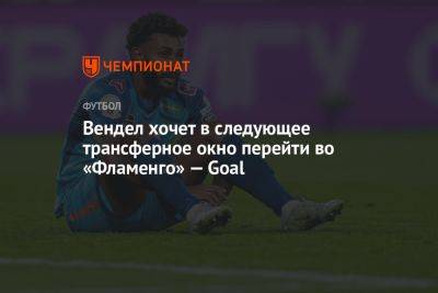 Властимил Петржела - Вендел хочет в следующее трансферное окно перейти во «Фламенго» — Goal - championat.com - Санкт-Петербург