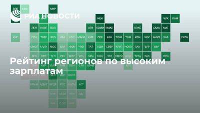 Рейтинг регионов по высоким зарплатам - smartmoney.one - Россия - респ. Ингушетия - Югра - окр. Янао - окр.Ненецкий