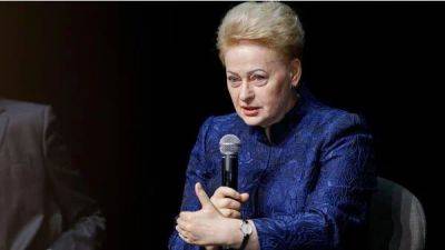"Вы нам нужны": Грибаускайте просят участвовать в выборах президента Литвы