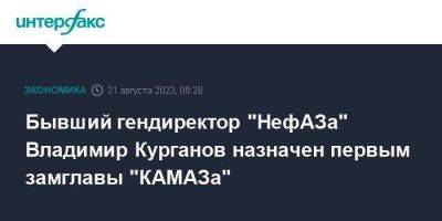 Бывший гендиректор "НефАЗа" Владимир Курганов назначен первым замглавы "КАМАЗа"