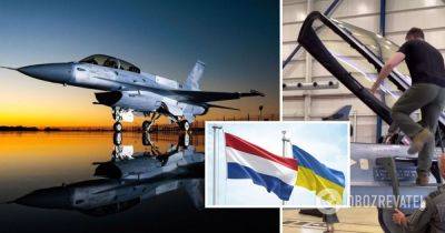 Истребитель F-16 для Украины - Зеленский протестировал кабину самолета в Нидерландах, видео