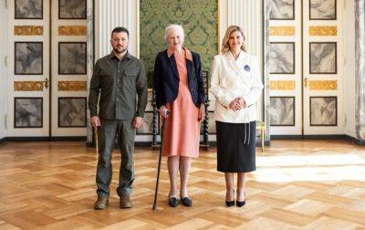 Зеленский встретился с королевой Дании
