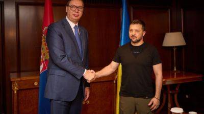 Президент Украины встретился с лидером Сербии Вучичем