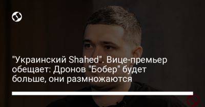 "Украинский Shahed". Вице-премьер обещает: Дронов "Бобер" будет больше, они размножаются
