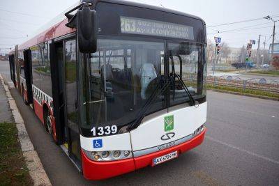 Автобусы, что передала Харькову Германия, уже на маршрутах – Терехов (видео)