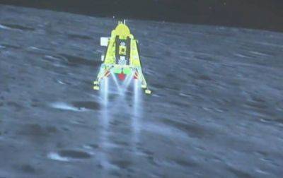 Индийский посадочный модуль Чандраян-3 совершил успешную посадку на Луну - korrespondent.net - Китай - США - Украина - Киев - Индия