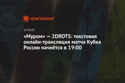 «Муром» — 2DROTS: текстовая онлайн-трансляция матча Кубка России начнётся в 19:00