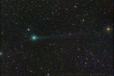 К Земле приближается межзвездная зеленая комета — через месяц ее можно будет увидеть невооруженным глазом