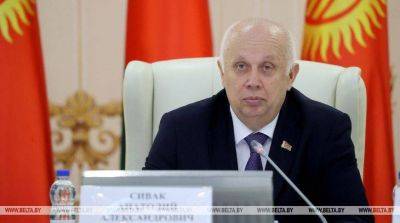 Сивак: товарооборот между Беларусью и Кыргызстаном растет, планируем развивать и промкооперацию