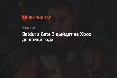 Baldur's Gate 3 выйдет на Xbox до конца года