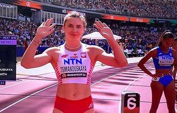 Кристина Тимановская пробежала 200 метров с символическим результатом 23.34 и потеряла сознание