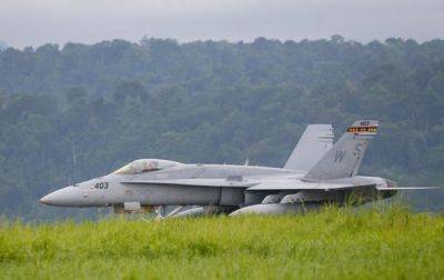 В США разбился истребитель F-18 Hornet
