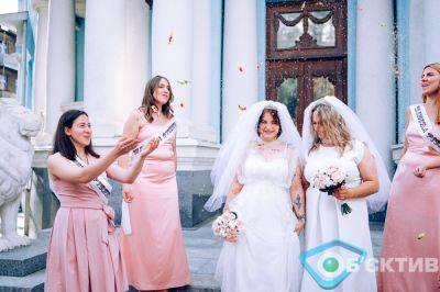 Лесбийская свадьба: военная и активистка «поженились» в Харькове (фото, видео)