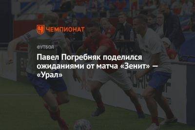 Павел Погребняк поделился ожиданиями от матча «Зенит» — «Урал»