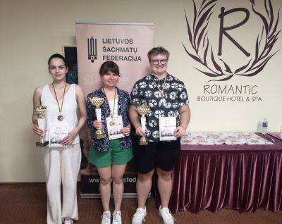 Чемпионка Литвы по шахматам - Олена Мартынкова