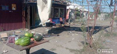 Обстрел кафе на Купянщине, где погибли люди: фото с места «прилета» — полиция