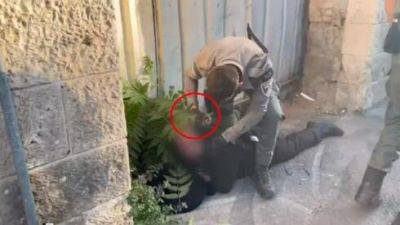 Беспорядки в Иерусалиме: полицейский ударил ортодокса наручниками