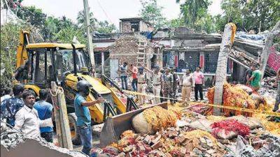 В Индии произошел взрыв на нелегальной фабрике фейерверков: погибли семь человек