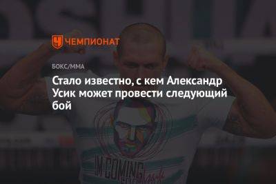 Стало известно, с кем Александр Усик может провести следующий бой