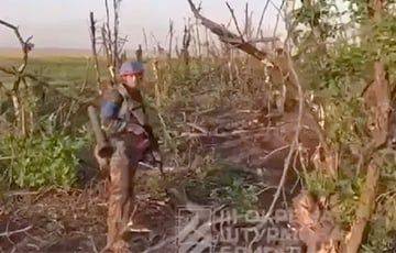 Бойцы ВСУ опубликовали эпичное видео наступления на позиции россиян