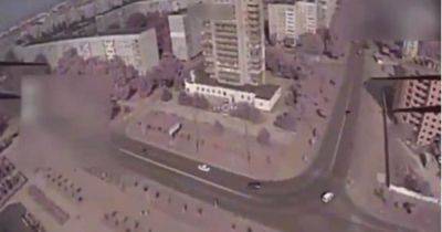Партизаны запустили дрон и взорвали штаб "кадыровцев" в Энергодаре, — ГУР (видео)
