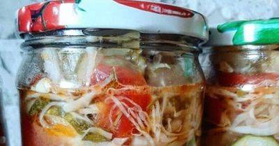 Овощной салат на зиму: рецепт универсальной заготовки