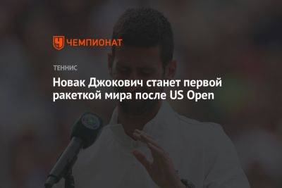 Новак Джокович станет первой ракеткой мира после US Open