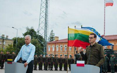 Г. Науседа в Польше: в случае обострения следует готовиться к закрытию границы с Беларусью