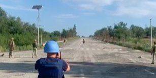 Украинские саперы обнаружили две российские противопехотные мины на пути следования миссии МАГАТЭ к ЗАЭС — видео