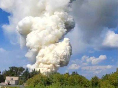 Под москвой масштабный пожар на заводе аккумуляторов, местные говорят о взрыве