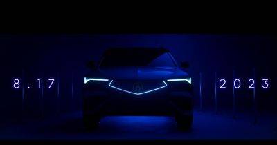 Acura тизерит ZDX — первый электромобиль люксового бренда Honda дебютирует через две недели на Monterey Car Week