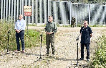 Сразу три польских министра приехали на границу с Беларусью