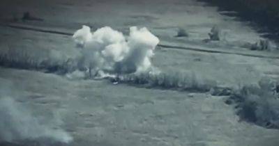 Бригада наступления "Рубіж" уничтожила противотанковую пушку РФ благодаря батальону "Свобода" (видео)