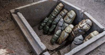 Капсула времени империи ацтеков. Археологи обнаружили ритуальные антропоморфные фигурки (фото) - focus.ua - Украина - Мехико