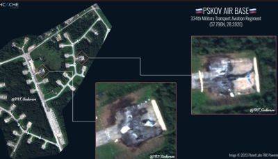 Удар по аэродрому под Псковом – спутниковые фото зафиксировали последствия
