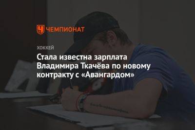 Стала известна зарплата Владимира Ткачёва по новому контракту с «Авангардом»