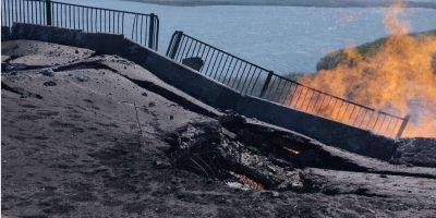 Появились первые фото последствий удара по Чонгарскому мосту