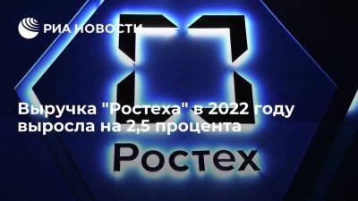 Чемезов сообщил, что выручка "Ростеха" в 2022 году выросла до 2,116 триллиона рублей