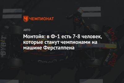 Монтойя: в Ф-1 есть 7–8 человек, которые станут чемпионами на машине Ферстаппена