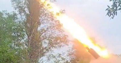 В сети показали редкие кадры применения армией России самодельной РСЗО "Снежинка" (видео)