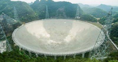 Новая технология Китая: самый большой радиотелескоп в мире будут обслуживать не люди (фото)