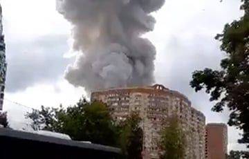 Момент взрыва на заводе в Сергиевом Посаде под Москвой попал на видео