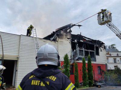 Во Франции 11 человек пропали без вести после пожара в доме отдыха