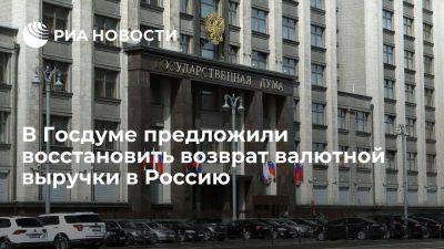 Вице-спикер Госдумы Бабаков предложил восстановить возврат валютной выручки в Россию